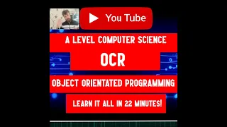 A level Computer Science OCR Object Oriented Programming