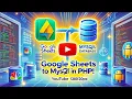 How to Import Google Sheet Data into MySQL Database Using PHP