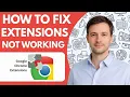 how to fix chrome extensions not working Full Guide 2026