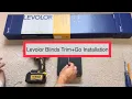 Step by step Levolor Trim and Go 2 Faux Wood Blind Installation Tutorial DIY Trim Go Process
