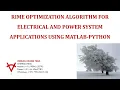 RIME OPTIMIZATION ALGORITHM FOR ELECTRICAL AND POWER SYSTEM APPLICATIONS USING MATLAB-PYTHON