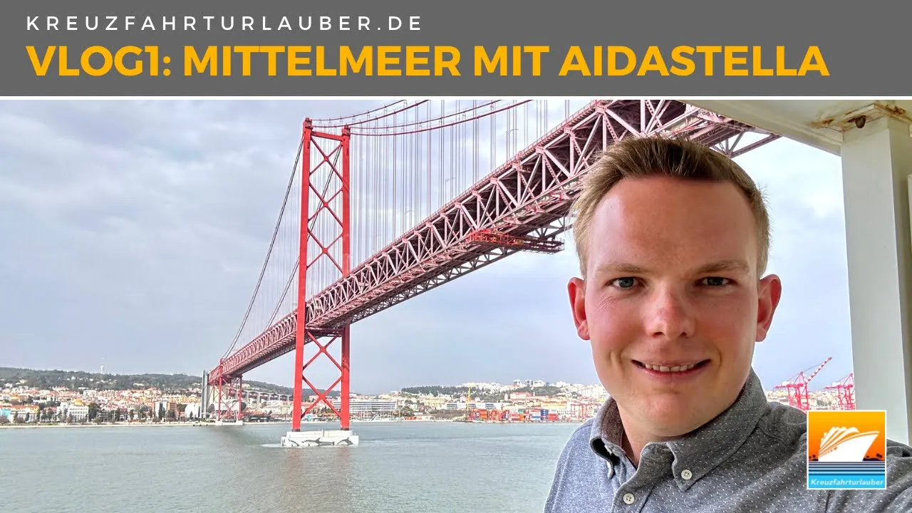 Hier riecht es schon nach Frühling! Mit AIDAstella auf Kreuzfahrt nach Lissabon - VLOG1 AIDA Cruises