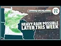 Watching for thunder and heavy rain in Minnesota later this week