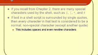 The Trouble with Quotes 1 - Shell Scripting