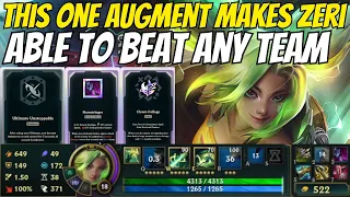 This SILVER Augment Let Zeri 1v9 ANY Team Arena A to Z