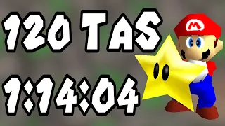 TAS Super Mario 64 120 Stars in 1 14 04