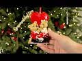 Ornaments by Elves Personalized Brown Bear Couple Engagement Proposal Ornament OBE-rm145