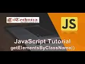 21 JavaScript Tutorial getElementsByClassName Method with example