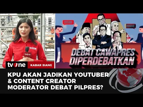 Wacana Youtuber jadi Moderator Debat Capres-Cawapres 2024