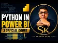 Python in Power BI Get Data Power Query Visuals Line by Line Sharad Khare
