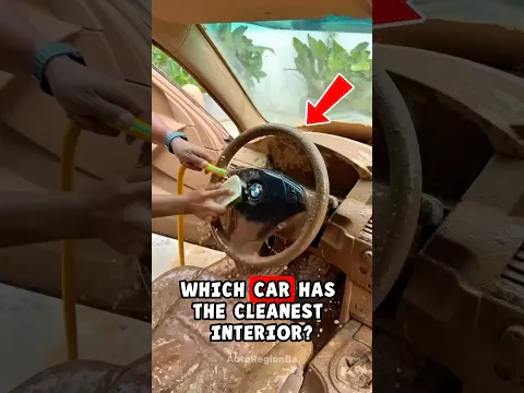 Which Car Has the CLEANEST Interior? 🧼🚗✨ #shorts #automobile #car #cleaning #viral