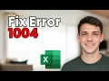 How to Fix Run Time Error 1004 Cannot Run the Macro in Microsoft Excel 2026 Guide