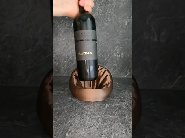 Bean bag as a wine bottle holder video thumbnail