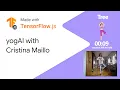 YogAI TensorFlow powered yoga instructor - Made with TensorFlow js