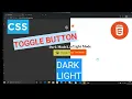 Dark Light toggle button to your website dark mode switch Hindi