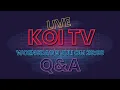 Download Lagu KOI TV LIVESTREAM Q\u0026A woensdag 9 juli  om 20:00