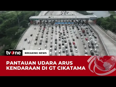 Kepadatan Mulai Terjadi di Gerbang Tol Cikatama