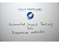 Galen Framework Introduction - Automated Layout Testing