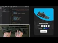 ASMR Programming - Coding Product Card UI Design with HTML and CSS