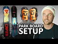 Park Snowboard Setup - Capita Outsiders w Union Strata