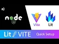 Lit with Vite Quick Setup