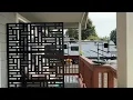 UDPATIO Outdoor Metal Privacy Screen 72 H 47 W
