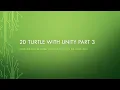 Zooming in the Game View - 2D Turtle with unity Part 3