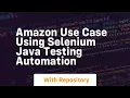 amazon use case using selenium java testing automation