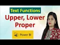 Upper lower Proper Case in Power BI Power Query Power BI Tutorial for Beginners