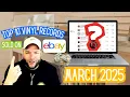 Top 10 Sold Vinyl Records on eBay March 2025