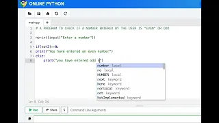 Python Program to Check if a Number is Odd or Even User Input in Python Beginner Tutorial
