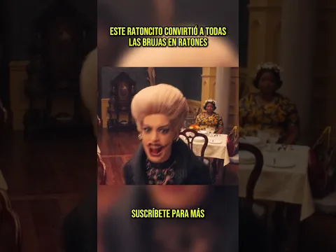 😱 Este ratoncito convirtió a todas las brujas en ratones #shorts