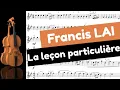 Download Lagu Francis Lai - La leçon particulière - Violin Sheet music - Partition Violon