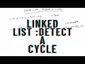 Linked List Detect a Cycle Hackerrank Java