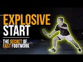 Explosive Start and Split Step The secret for fast badminton footwork Part