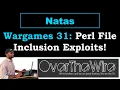 Natas 31 Perl File Inclusion Exploits OverTheWire Wargames