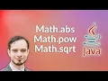 Math Methods in Java Math pow Math sqrt etc
