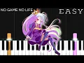 Download Lagu This Game - No Game No Life OP | EASY Piano Tutorial