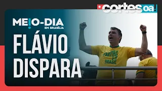 Flávio Bolsonaro dispara em pesquisa após crise no STF