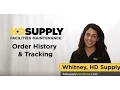 Order History Tracking - Supply Facilities Maintenance