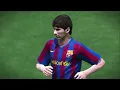 pes 2010 barselona zaragoza kral kupası yarı final 2. ayak top player
