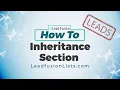 Leadfuzion HOW TO - Inheritance Section