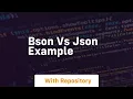 bson vs json example