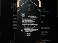 ISRA MI'RAJ #perjalanan #isrami'raj #berkah #doapendek #doa #zikirpagipetang #sholawatnabi