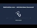 Lagu Webmaster : Job Interviews Uncovered