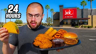 Florida Man tries Jack in the Box for the First Time (24 HOUR CHALLENGE)