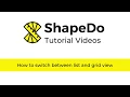 Tutorial - How to switch between list and grid view