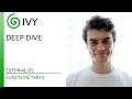 Deep Dive - Tutorial 01 Function Types