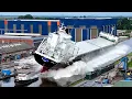 Download Lagu Schitterende tewaterlating van de AASVAER bij Royal Bodewes in Martenshoek.  4K.
