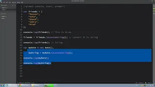 28 Learn JavaScript In Arabic Array Methods Convert To String